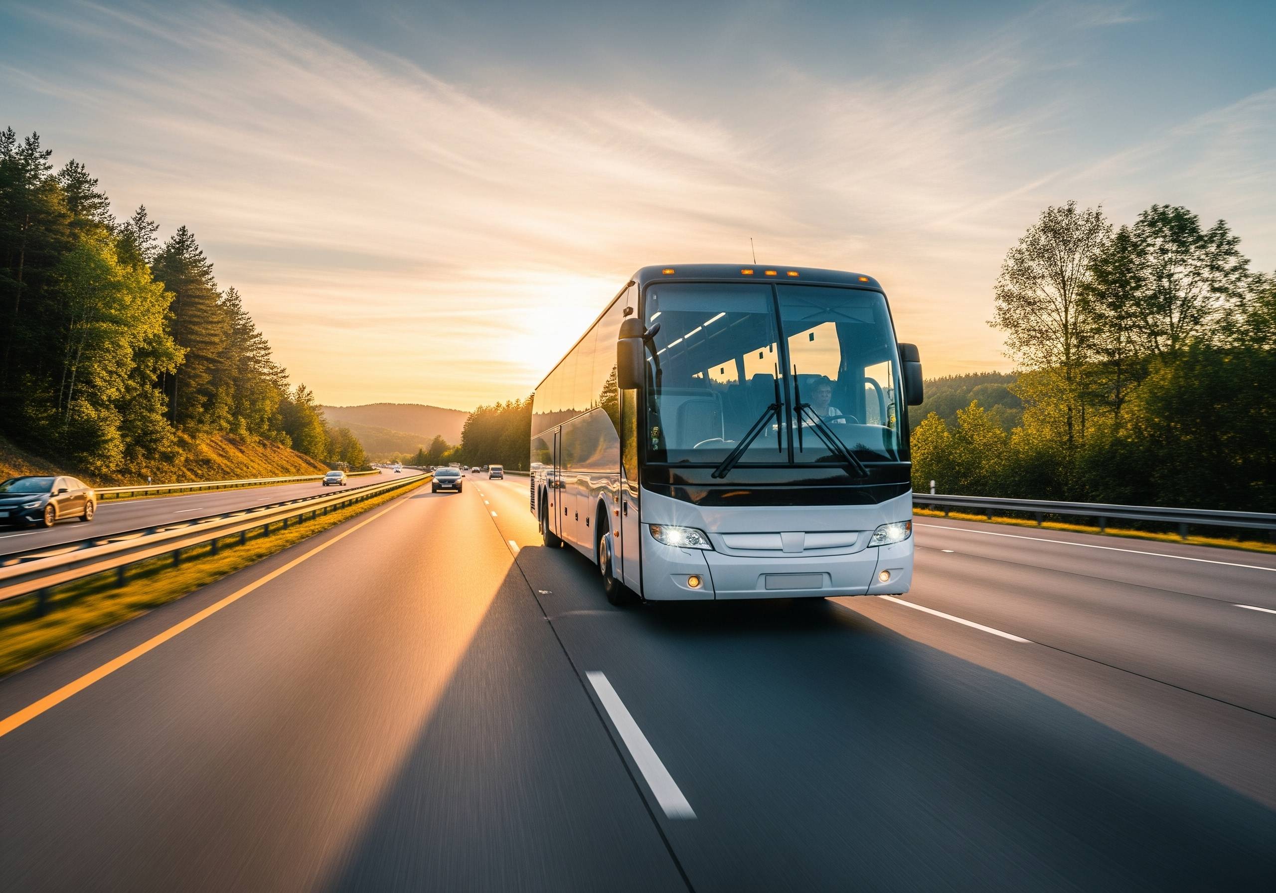 Onibus na estrada Financiamento de ônibus